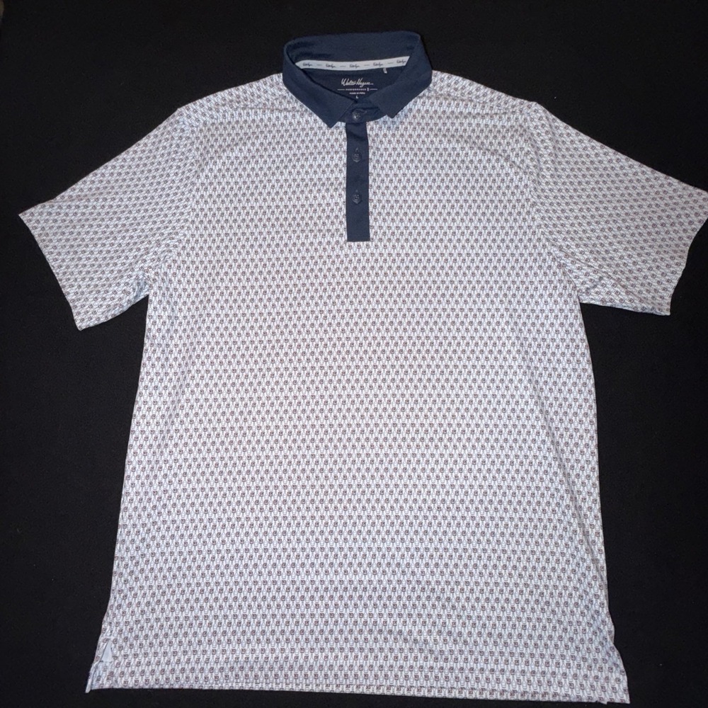 Walter Hagen Golf Performance‎ Polo Martini Cocktail Drink Mens XLarge